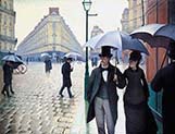 Paris Street in Rainy Weather